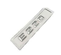 SCHAAN 3D ABS Chrome Letters Car Sticker Rear Trunk Badge E320 E220 Emblem Logo Fit For Mercedes E220 E320 W213 W212 Car Accessories Car Stickers (Color : E220)