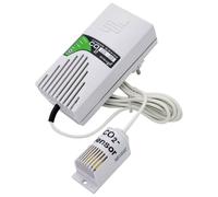 Schabus GX-D2 CO2 Detector with Sensor, Mains-Powered, 2500 ppm Alert
