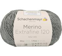 Schachenmayr 120 9807552 Extra-Fine Merino Wool Hand Knitting Yarn, wool, Mittelgrau Meliert, 10 x 10 x 7 cm