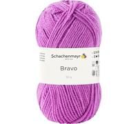 Schachenmayr Bravo 9801211-08307 Dahlia Hand Knitting Yarn, Crochet Yarn