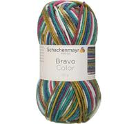 Schachenmayr Bravo hand knitting yarn, wool colour 9801421, wool, jeans colour, 15 x 7 x 7 cm
