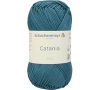 Schachenmayr Hand Knitting Yarns Catania, 50G Petrol, 11.5 x 5.2 x 6 cm