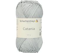Schachenmayr Hand Knitting Yarns Catania, 50G Silber, 11.5 x 5.2 x 6 cm
