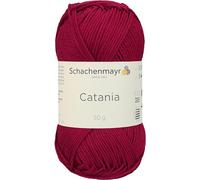 Schachenmayr Hand Knitting Yarns Catania, 50G Weinrot, 11.5 x 5.2 x 6 cm