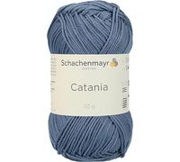Schachenmayr since 1822 Catania Gray Blue 9801210-00269 hand knitting yarn, crochet yarn, 100% cotton (11.5 x 5.2 x 6 cm)