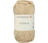 Schachenmayr since 1822 Catania Sand Beige 9801210-00404 hand knitting yarn, crochet yarn, 100% cotton (11.5 x 5.2 x 6 cm)