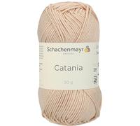Schachenmayr since 1822 Yarn, 100% Cotton, Ivory Brown, 11.5 x 5.2 x 6 cm