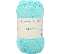 Schachenmayr since 1822 Yarn, 100% Cotton, Tiffany Green, 11.5 x 5.2 x 6 cm