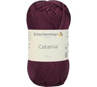 Schachenmayr since 1822 Yarn, Cotton, Burgundy, 11.5 x 5.2 x 6 cm