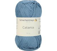 Schachenmayr since 1822 Yarn, Cotton, Denim, 11.5 x 5.2 x 6 cm