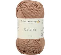 Schachenmayr since 1822 Yarn, Cotton, Sun-Kissed Brown, 11.5 x 5.2 x 6 cm