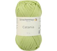 Schachenmayr since 1822 Yarn, Cotton, Yellow Green, 11.5 x 5.2 x 6 cm