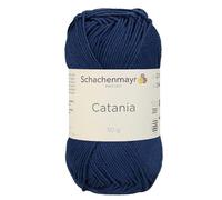 Schachenmayr (SMC) Catania Originals Yarn, 1 Ball/Pack, Each Ball 125 m, 100% Mercerised Cotton for Knitting and Crocheting, Sport Weight, 164 Jeans