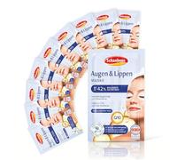 Schaebens Eyes & Lips Mask - With jojoba, Q10, panthenol - for 40 Applications (Pack of 10 x 4 units. 1.5 ml per unit) - for all skin types