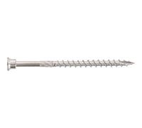 Schäfer & Peters 9.245400646875E9 Terrassenschraube Zylinderkopf 4.5X 45 martensitisch Edelstahl gehärtet Terrace Screw Cylinder Head 4.5 x 45 TX20 martensitic Stainless Steel Hardened, Silver