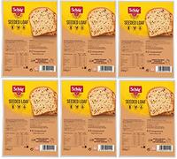 Schär Gluten Free Vegan Seeded Loaf Bread (250g) Pack of Six
