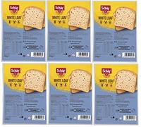 Schär Gluten Free Vegan White Loaf Bread (250g) Pack of Six