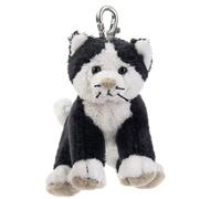 Schaffer Ceasar Cat Key Chain, 12 cm, Black