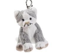 Schaffer Cleo Cat Key Chain, 12 cm, Grey