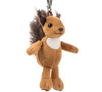 Schaffer Knuddel mich! 250 Luzy Plush Squirrel Pendants, Brown/White, 11 cm