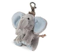 Schaffer Knuddel mich! BabySugar Blue Elephant Plush Keyring, 7x9x8 cm, 23g, Grey/Blue