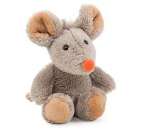 Schaffer Knuddel mich Eddi 3547 Plush Magnet Cuddly Toy Mouse Grey 11 cm