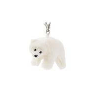 Rudolf Schaffer Keyring, Iluk the Polar Bear | Extra soft, practical carabiner hook, washable at 30 °C, DIN EN 71 tested, high-quality workmanship