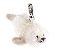 Schaffer Roberta Seal Key Chain, 12 cm, White