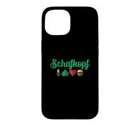 Schafkopf Colors from German Hand Playing Cards Case for iPhone 15