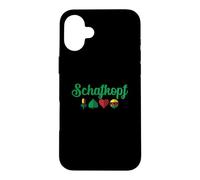 Schafkopf Colors from German Hand Playing Cards Case for iPhone 16 Plus