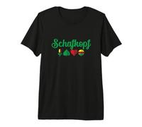 Schafkopf Colors from German Hand Playing Cards Premium T-Shirt