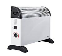 Schallen 2000W Electric Convector Radiator Heater - 3 Heat Settings, Adjustable Thermostat & Overheat Protection (All White)