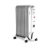 Schallen Portable Electric Slim Oil Filled Radiator Heater with Adjustable Temperature Thermostat, 3 Heat Settings & Safety Cut Off (2500W | 11 Fin)