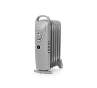 Schallen Portable Electric Slim Oil Filled Radiator Heater with Adjustable Temperature Thermostat in Grey Schallen Grey