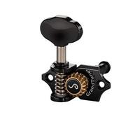 Schaller - Guitar Machine Heads - GrandTune - Classical Guitar - Black Chrome - 3 per side