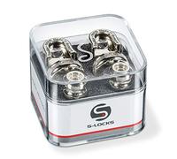 Schaller SC570250 Security Strap Locks - Nickel 1 Pair(2 Pieces)Small Medium Large X-Large 2X-Large