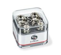 Schaller S Locks Guitar Strap Locks and Buttons (Pair) Nickel