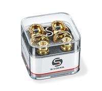 Schaller Strap Locks Guitar S-Lock Pair (Gold)