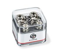 Schaller Strap Locks Guitar S-Lock Pair (Nickel Plate)