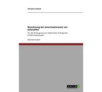 Schantl - Berechnung der Amortisationszeit von Solarzellen Fr die Erz - P555z