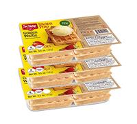 Schar Gluten Free Golden Waffles 4-Pack | 3 Count (12 Waffles Total)