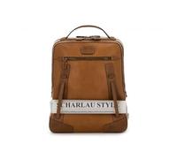 Scharlau Route 101 Vintage Camel Leather Backpack BA06-L02CA, light brown, 31 x 39 x 8 cm, Business