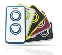 SCHARTEC Garage Door Remote Control Universal 433-868 MHz 2-Channel Handheld Transmitter Can Be Learning for e.g. Hörmann Sommer Novoferm Bft Bernese Marantec Came Nice etc. (Blue)