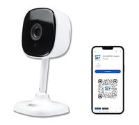 Schartec Indoor Surveillance Camera WiFi with Motion Sensor and Night Vision WLAN Camera 2 MP 1080p Full HD Smart Camera Indoor via App
