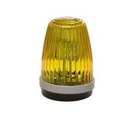 Schartec Professional Signal Light 24 volt or 230 volt - Warning Light - Flashing Light for Swing Gate Operators, Sliding Door Openers - Traffic Control - Blinking Warning Light - YELLOW
