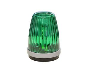 Schartec Professional Signal Light 24 volt or 230 volt - Warning Light - Flashing Light for Swing Gate Operators, Sliding Door Openers - Traffic Control - Blinking Warning Light - GREEN