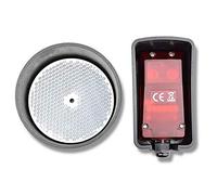 Schartec Reflective Light Barrier, Universal, Also Suitable for e.g. Hörmann, Summer, Came, Nice, Bft, Berner etc. photocell with Reflector 2-Wire and 4-Wire