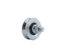 SCHARTEC Sliding Gate Roller Ø50 mm V-Profile Track Wheel for Sliding Gates Garden Gates Driveway Gates and Sliding Barn Doors
