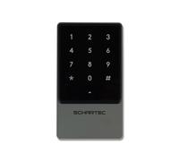 SCHARTEC Sky Universal Keypad Garage Door Front Door 12-24 V with Touch Panel for Outdoor Use - Code Lock Door Opener Code Keyboard Garage Door Opener Key Pad Access Control