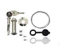 Schartec Universal Emergency Release for Garage Door Drive - Emergency Release Lock for Sectional Gate up to 40 mm - Mortice Lock Garage Door - Unlocking Garage